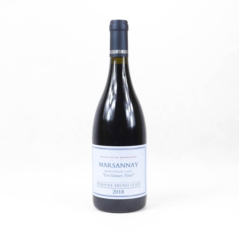 BRUNO CLAIR MARSANNAY LES GRASSES TÊTES ROUGE 2018 BRUNO CLAIR MARSANNAY LES GRASSES TÊTES ROUGE 2018
