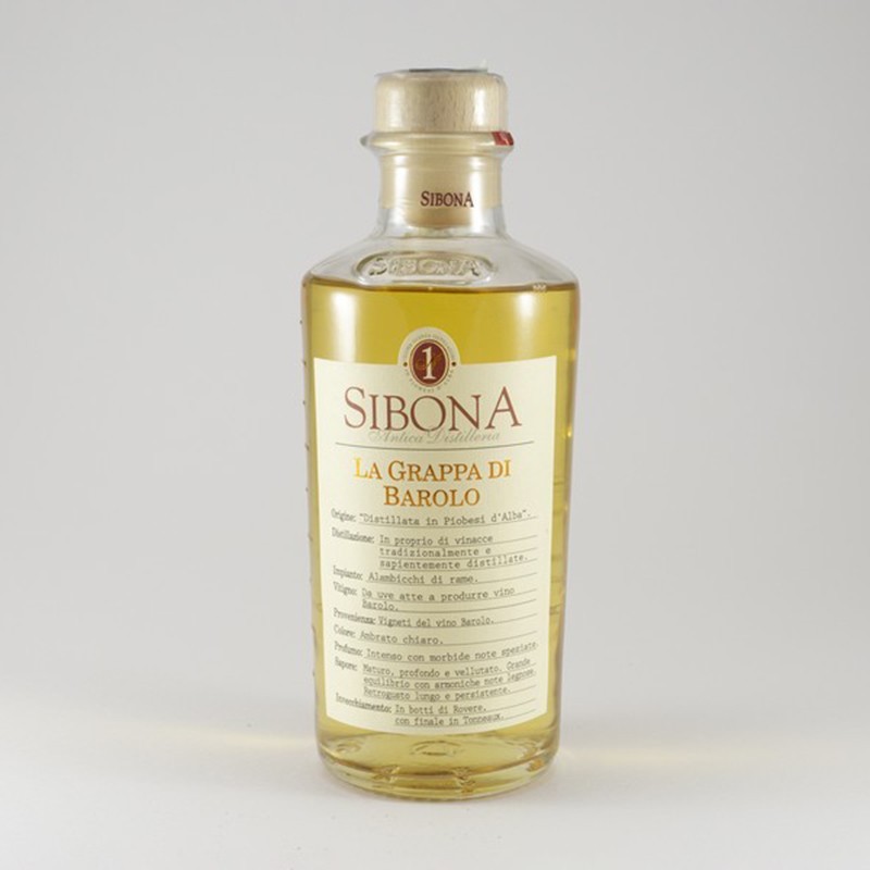 SIBONA GRAPPA DI BAROLO GRADUATA 0,50L SIBONA GRAPPA DI BAROLO GRADUATA 0,50L
