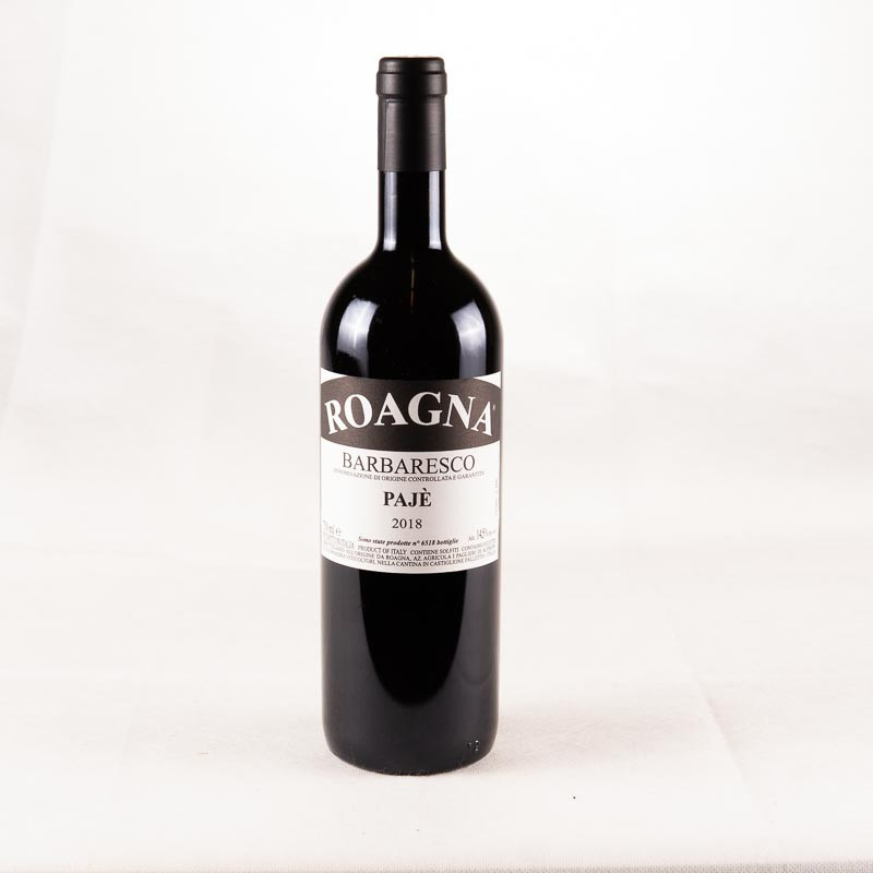 ROAGNA BARBARESCO PAJÈ 2018 ROAGNA BARBARESCO PAJÈ 2018