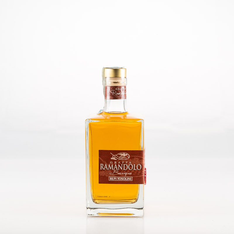 TOSOLINI GRAPPA RAMANDOLO DECANTER ASTUCCIATA TOSOLINI GRAPPA RAMANDOLO DECANTER ASTUCCIATA