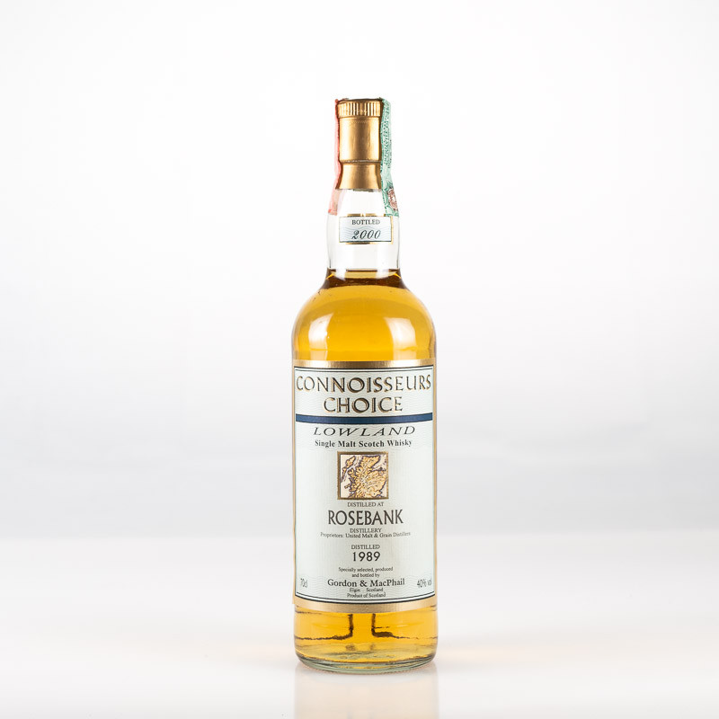 GORDON & MACPHAIL ROSEBANK CONNOISSEURS CHOICE 1989-2000 VINTAGE GORDON & MACPHAIL ROSEBANK CONNOISSEURS CHOICE 1989-2000 VINTAGE