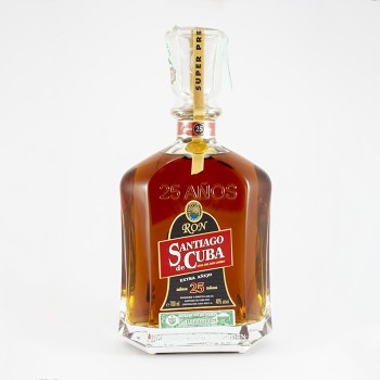 SANTIAGO DE CUBA RON EXTRA AÑEJO 25 AÑOS