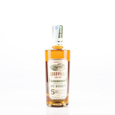 ROSS & SQUIBB ROSSVILLE UNION MASTER CRAFTED STRAIGHT RYE WHISKEY