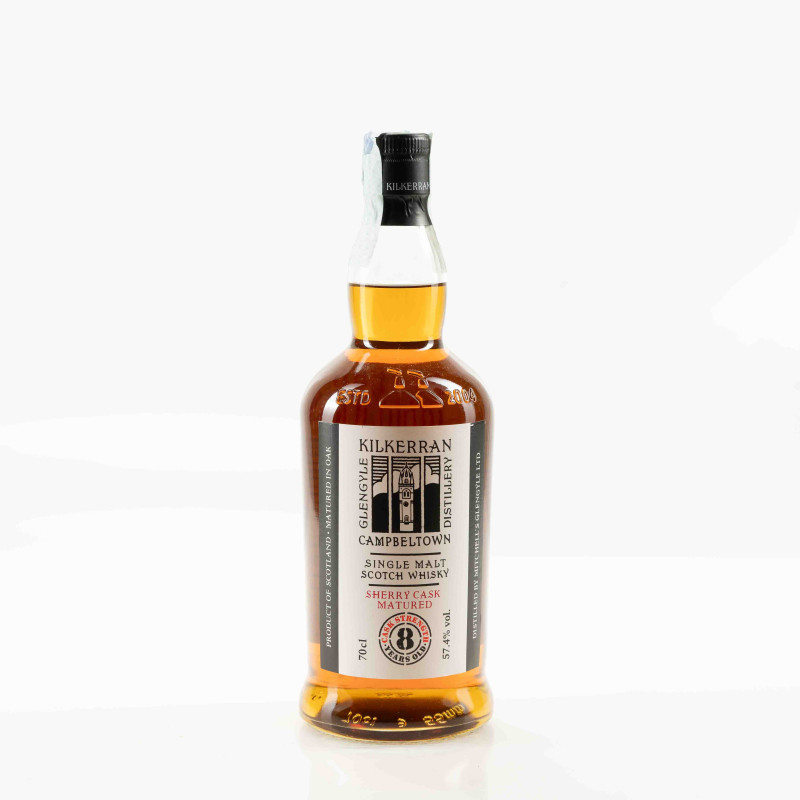 GLENGYLE KILKERRAN 8YO CASK STRENGHT - SHERRY CASK MATURED BATCH 10 GLENGYLE KILKERRAN 8YO CASK STRENGHT - SHERRY CASK MATURED BATCH 10