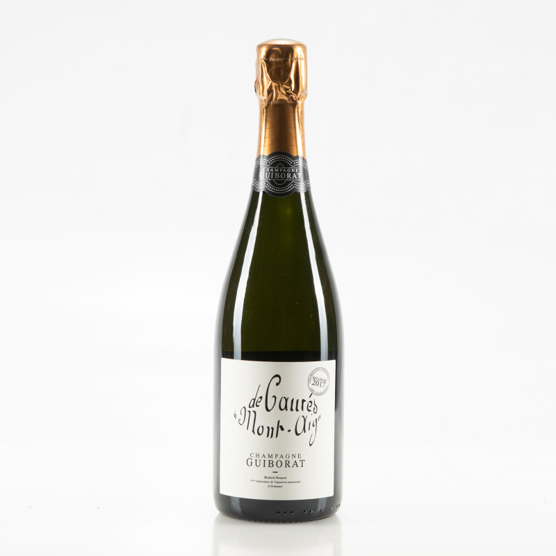 GUIBORAT DE CAURÉS À MONT-AIGU BLANC DE BLANCS GRAND CRU EXTRA BRUT 2017 GUIBORAT DE CAURÉS À MONT-AIGU BLANC DE BLANCS GRAND CRU EXTRA BRUT 2017