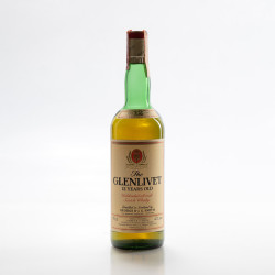 GLENLIVET 12YO - ANNI '80 - IMPORTATORE SEAGRAM ITALIA - VINTAGE