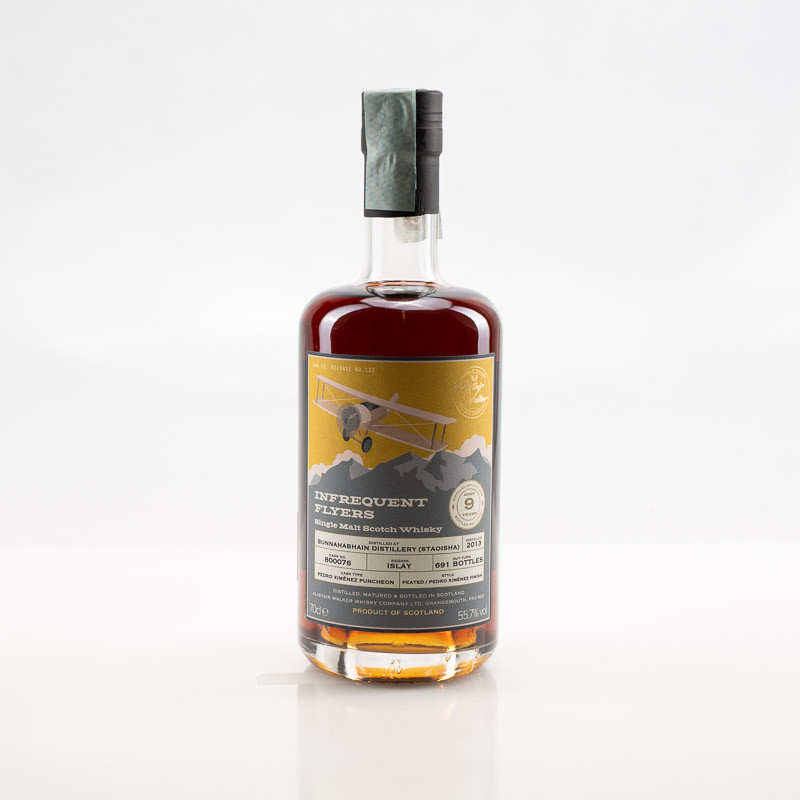INFREQUENT FLYERS BUNNAHABHAIN STAOISHA 2013 PX SHERRY FINISH 9YO CASK 800076