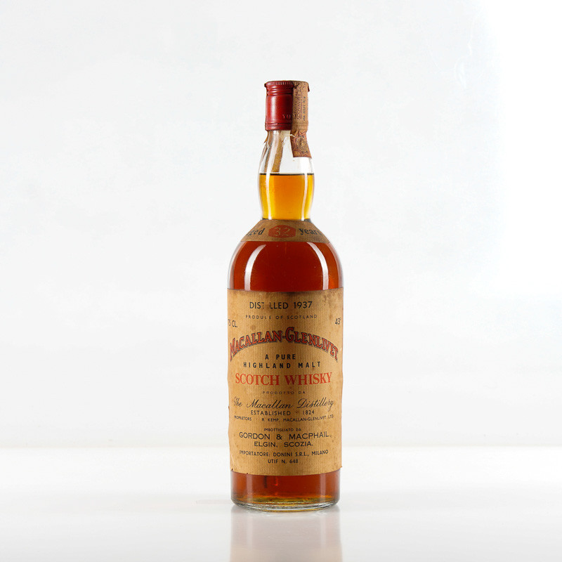 GORDON & MACPHAIL MACALLAN-GLENLIVET 1937 32YO - IMPORTATORE DONINI - VINTAGE 0,75L