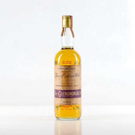 GORDON & MACPHAIL THE GLENDRONACH FINEST HIGHLAND MALT 70° PROOF - BOTTIGLIA FIORATA DE LUXE QUALITY - VINTAGE 0,75L