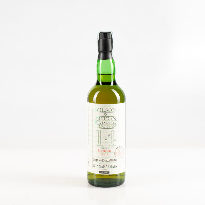 WILSON & MORGAN BARREL SELECTION BUNNAHABHAIN 2002 14YO CASK 3060 - VINTAGE
