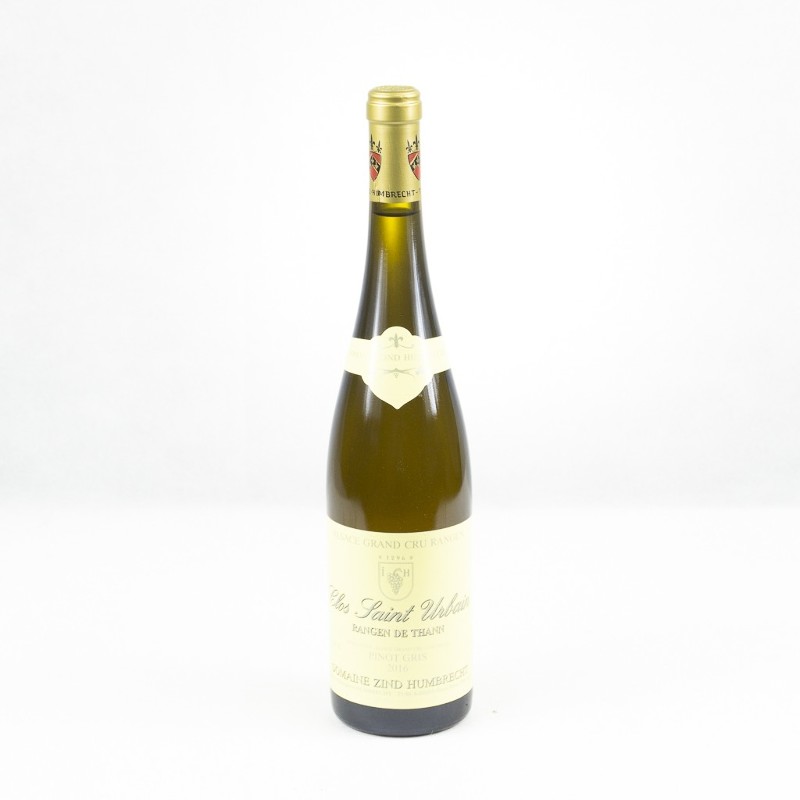 ZIND-HUMBRECHT PINOT GRIS CLOS SAINT URBAIN RANGEN DE THANN GRAND CRU 2016 IND. 1 ZIND-HUMBRECHT PINOT GRIS CLOS SAINT URBAIN RANGEN DE THANN GRAND CRU 2016 IND. 1