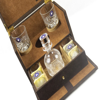 CARTUJANO PORTA DISTILLATI - BOX GRANDE Testa di Moro