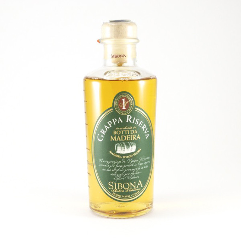 SIBONA GRAPPA RISERVA BOTTI DA MADEIRA 0,50L SIBONA GRAPPA RISERVA BOTTI DA MADEIRA 0,50L