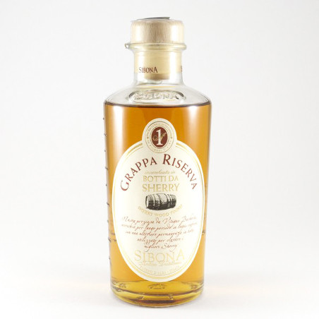 SIBONA GRAPPA RISERVA BOTTI DA SHERRY 0,50L